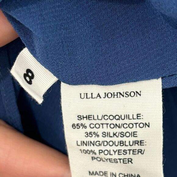 Ulla Johnson $637 Brienne Mini Dress in Cornflower Blue - Picture 12 of 13